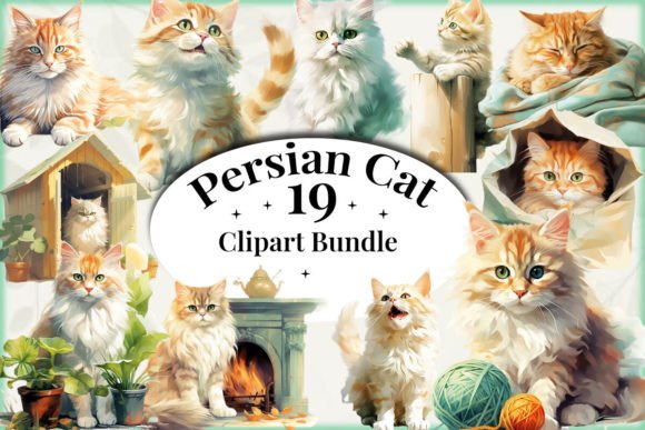 Download Funny Persian Cat Clipart - Persian cat clipart Collection