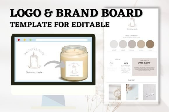 Download LOGO &amp; Brand Board Template Edit InCanva - Logo Collection