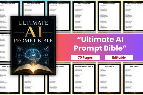 Download “Ultimate AI Prompt Bible” - Ai prompt Collection