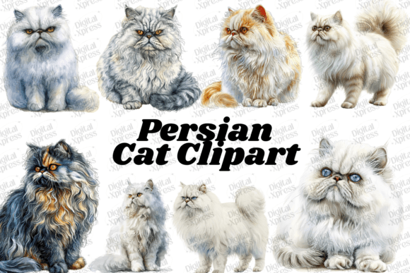 Download Persian Cat Clipart - Persian cat clipart Collection